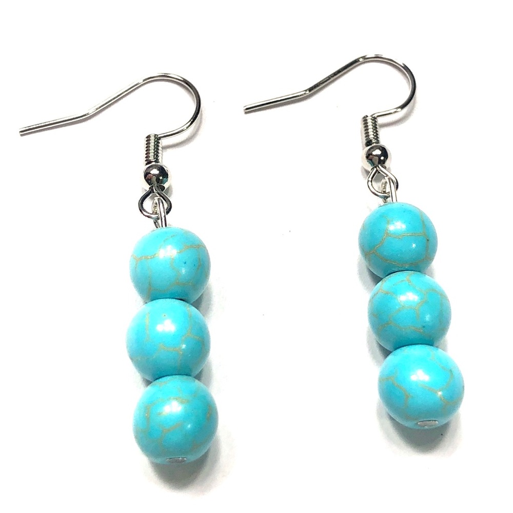 Handmade New Imitation Turquoise Earrings Women Gift Wedding